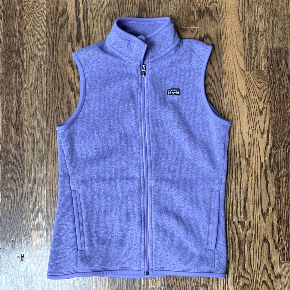 Patagonia Better Sweater Vest Purple Size Medium